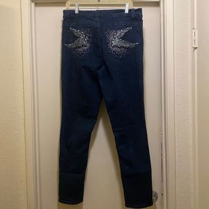 Gently used, Rebel and Soul women’s jeans, size 14 - skinny fit.